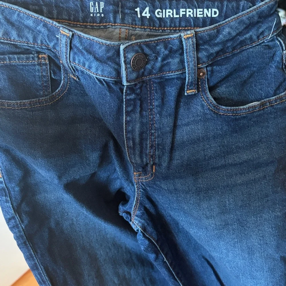 BNWT Gap Kids Boyfriend Jeans Dark Wash